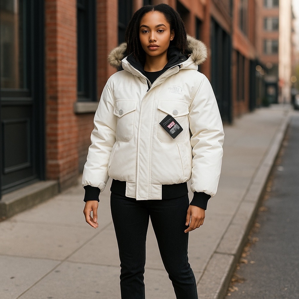 Stormtech Expedition H2Xtreme Waterproof Cream Woman’s Coors Jacket Size Small